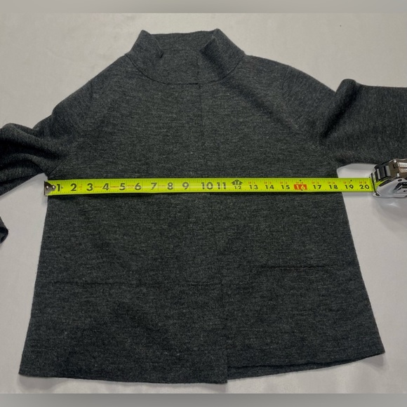 Wool  mixed Cardigan Grey  NY&Co Wool Cardigan Jacket Classic - Picture 11 of 17